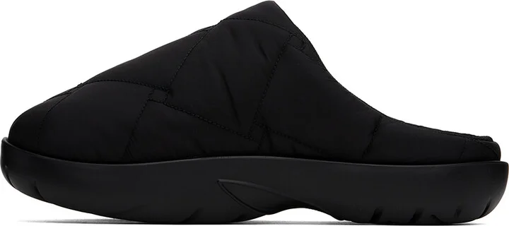 Bottega Veneta Black Snap Slip-On Loafers - Image 3