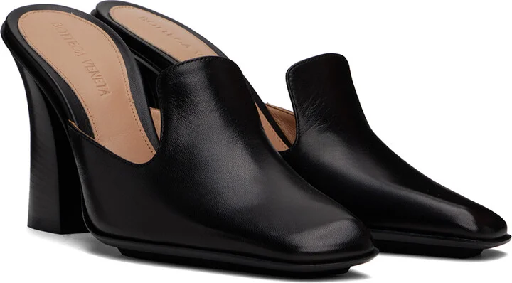 Bottega Veneta Black Step San Marco Mules - Image 4