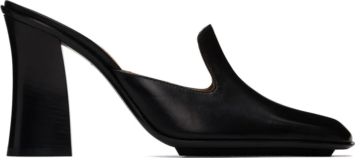 Bottega Veneta Black Step San Marco Mules