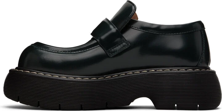 Bottega Veneta Black Swell Loafers - Image 3