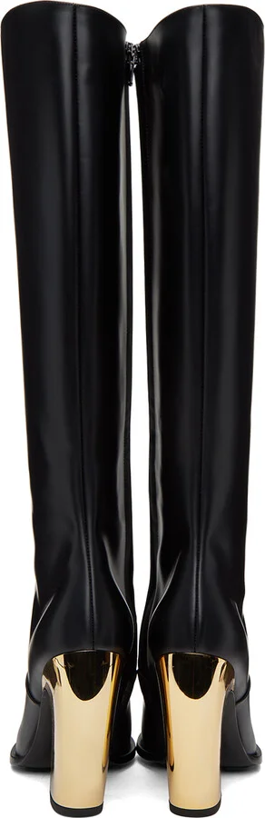 Bottega Veneta Black Tex Boots - Image 2