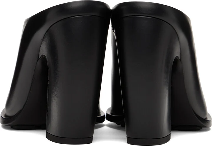 Bottega Veneta Black Tex Heels - Image 2