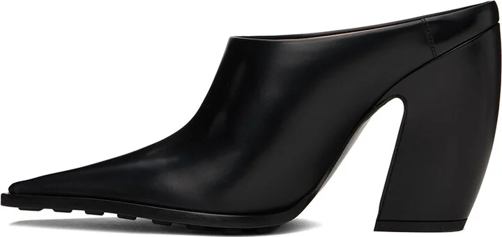 Bottega Veneta Black Tex Heels - Image 3
