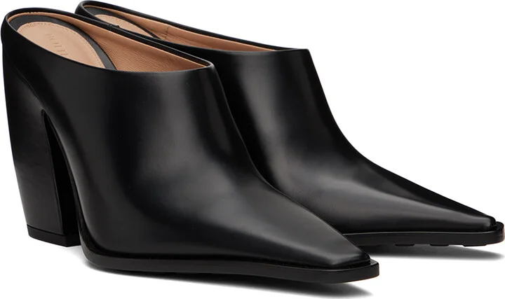 Bottega Veneta Black Tex Heels - Image 4