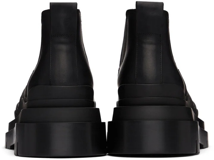 Bottega Veneta Black Tire Chelsea Boots - Image 3