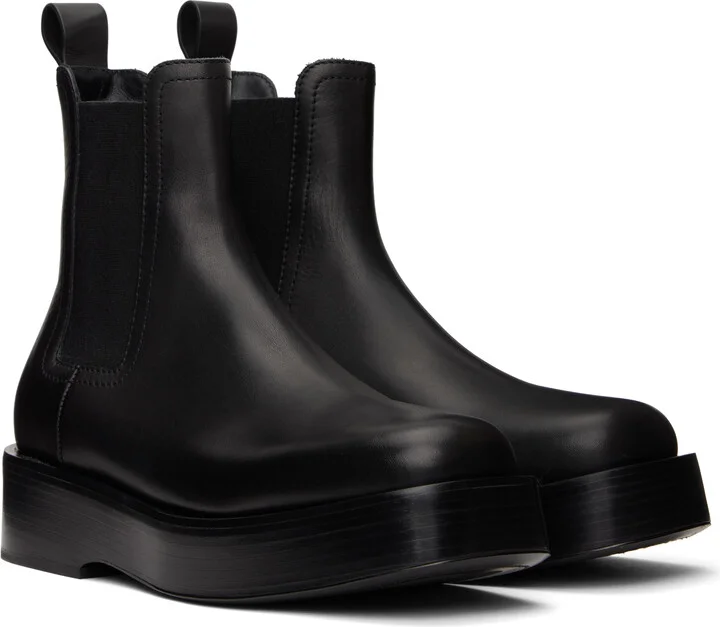 Bottega Veneta Black Torino Chelsea Boots - Image 4