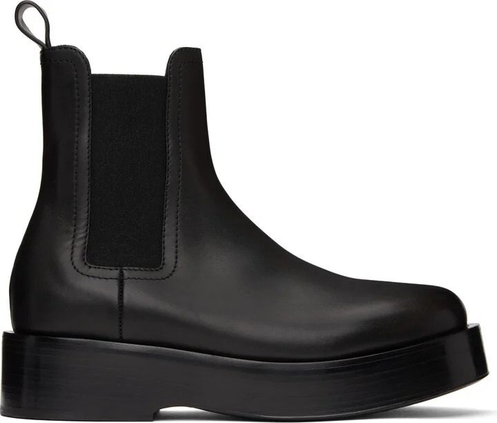 Bottega Veneta Black Torino Chelsea Boots