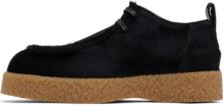 Bottega Veneta Black Torino Lace-Up Derbys - Image 3