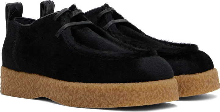 Bottega Veneta Black Torino Lace-Up Derbys - Image 4
