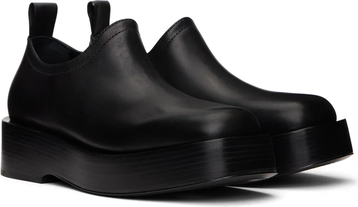 Bottega Veneta Black Torino Slip-on Loafers - Image 4
