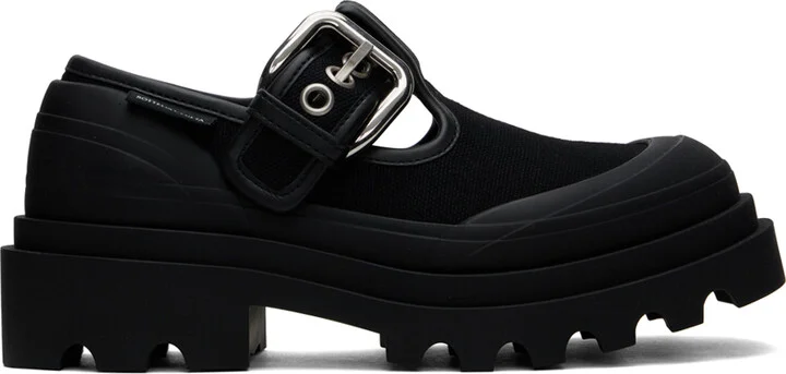 Bottega Veneta Black Trek Loafers