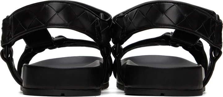 Bottega Veneta Black Trip Sandals - Image 2