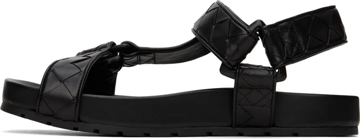 Bottega Veneta Black Trip Sandals - Image 3