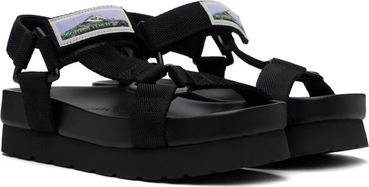 Bottega Veneta Black Trip Sandals - Image 4