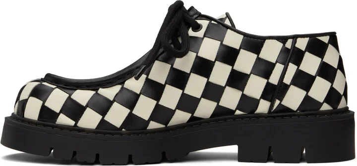 Bottega Veneta Black & White Haddock Derbys - Image 3
