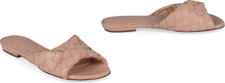Bottega Veneta Blink Leather Mules - Image 3