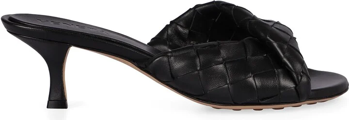 Bottega Veneta Blink Leather Mules - Image 2