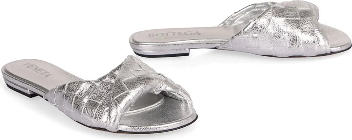 Bottega Veneta Blink Leather Mules - Image 3