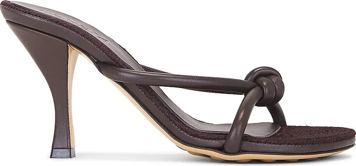 Bottega Veneta Blink Sandal in Chocolate
