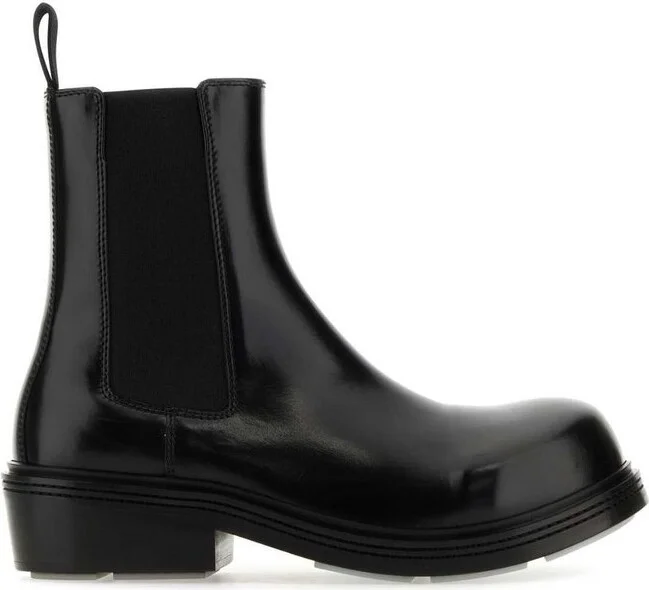 Bottega Veneta Block Heel Ankle Boots