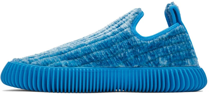 Bottega Veneta Blue Ripple Sneakers - Image 3