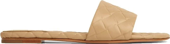 Bottega Veneta Braided Pattern Amy Flat Mule Shoes