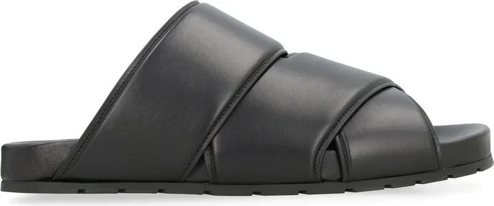 Bottega Veneta Bridge Leather Mules - Image 2