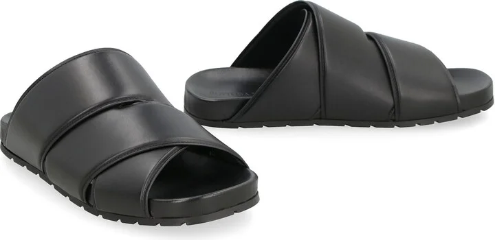 Bottega Veneta Bridge Leather Mules - Image 3