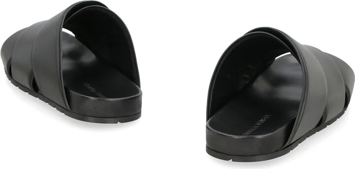 Bottega Veneta Bridge Leather Mules - Image 4