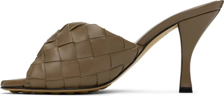Bottega Veneta Brown Blink Heeled Sandals - Image 3