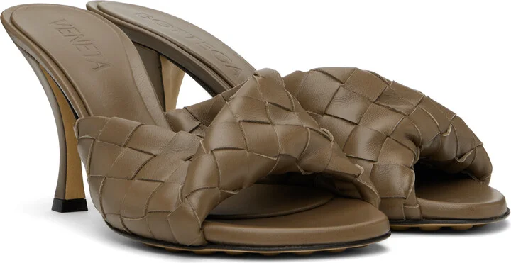 Bottega Veneta Brown Blink Heeled Sandals - Image 4