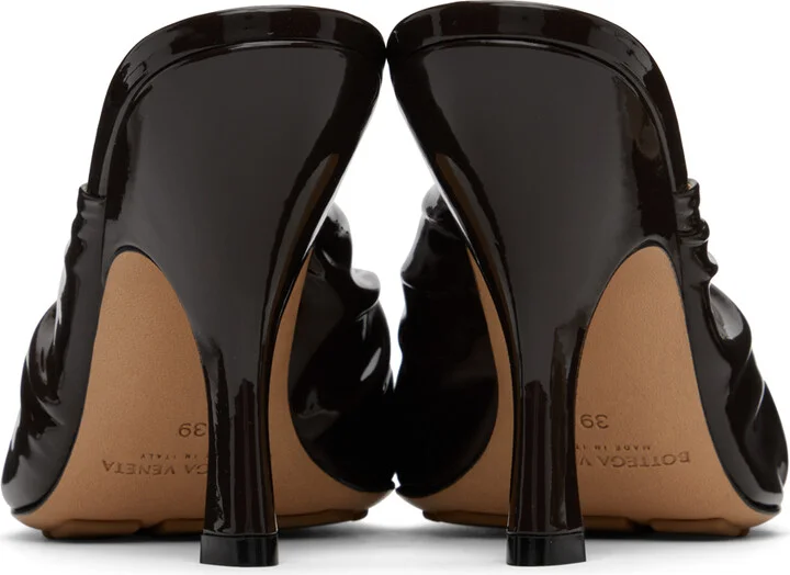 Bottega Veneta Brown Bunnie Mules - Image 2