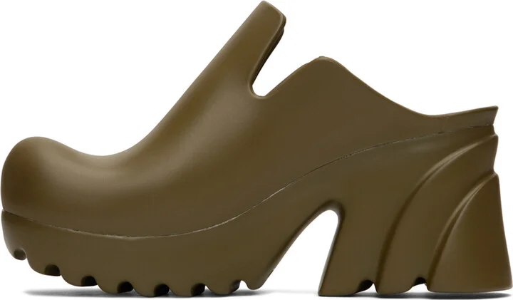 Bottega Veneta Brown Flash Clogs - Image 3