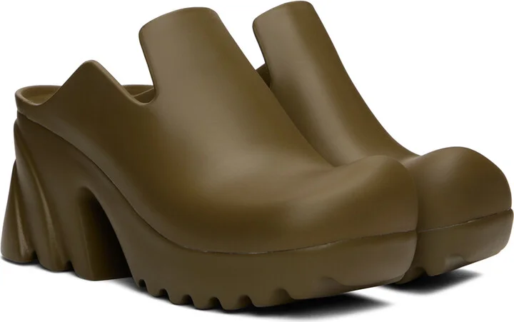 Bottega Veneta Brown Flash Clogs - Image 4