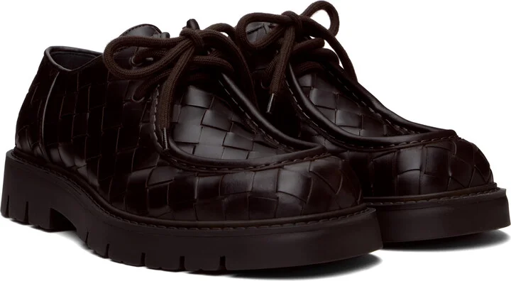 Bottega Veneta Brown Haddock Derbys - Image 4