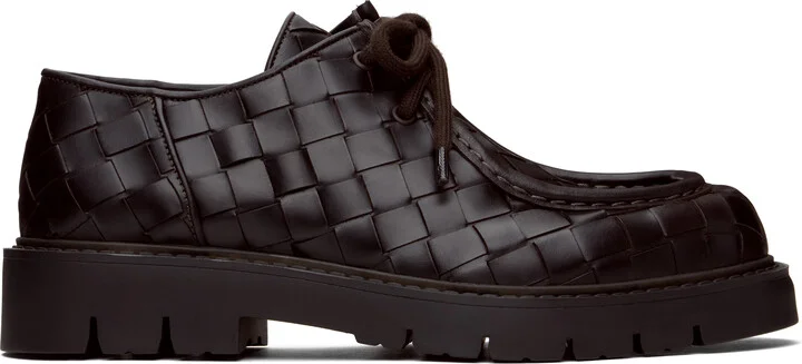 Bottega Veneta Brown Haddock Derbys