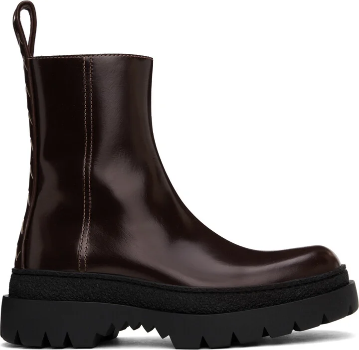 Bottega Veneta Brown Highway Boots