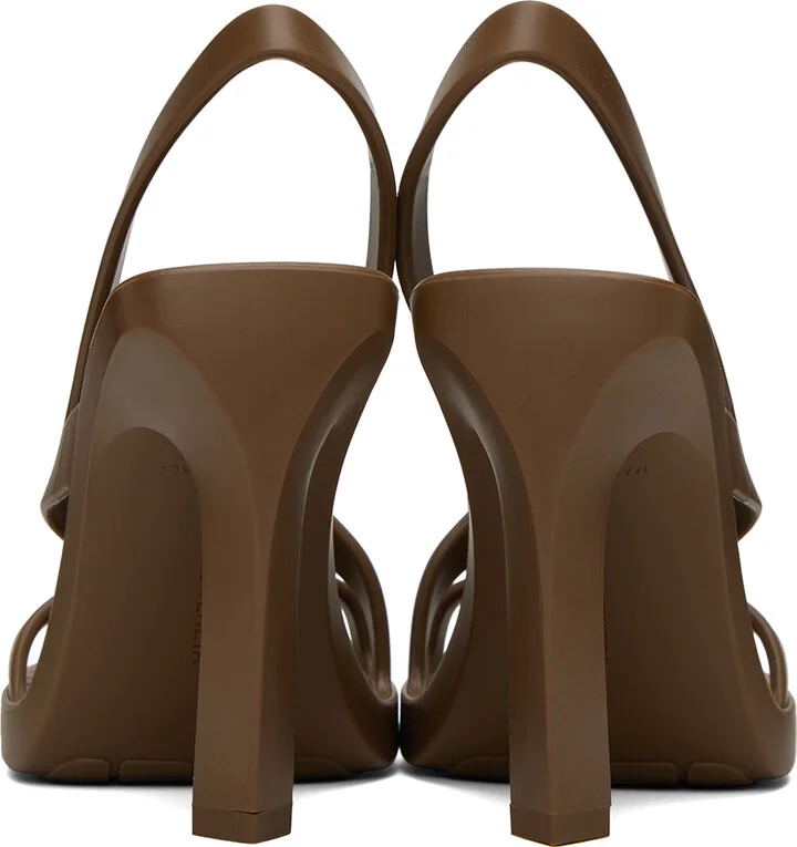 Bottega Veneta Brown Jimbo Heeled Sandals - Image 2