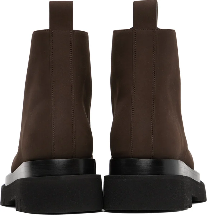 Bottega Veneta Brown Lace-Up Boots - Image 2