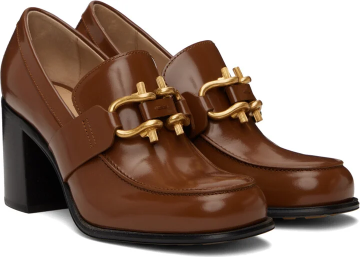 Bottega Veneta Brown Monsieur Heels - Image 4