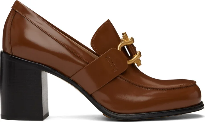 Bottega Veneta Brown Monsieur Heels