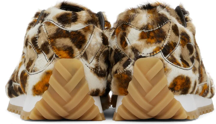 Bottega Veneta Brown & Orange Orbit Sneakers - Image 2