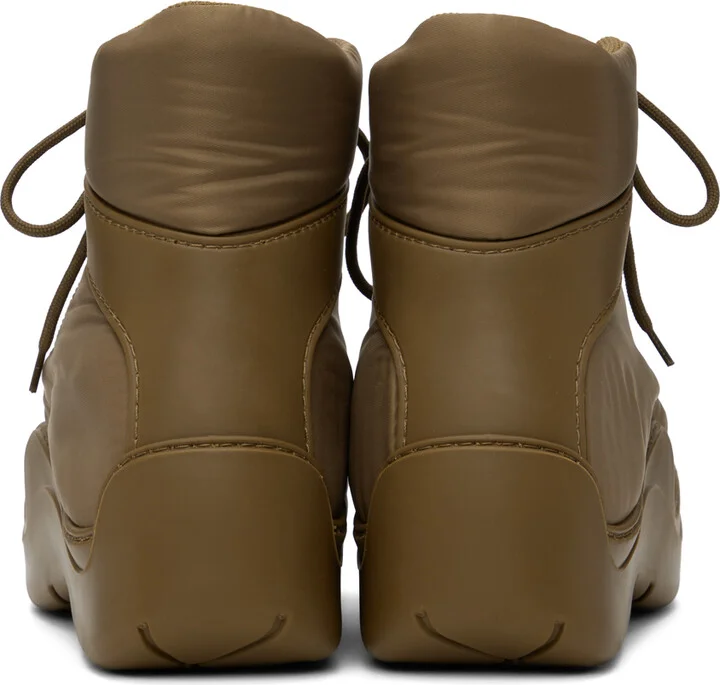 Bottega Veneta Brown Puddle Bomber Boots - Image 2