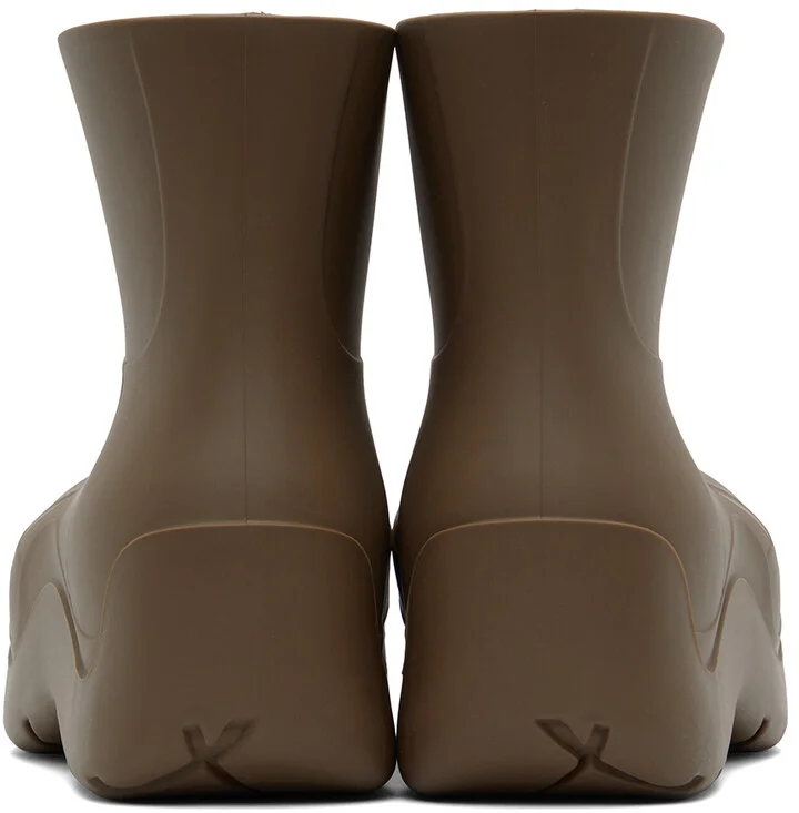 Bottega Veneta Brown Puddle Boots - Image 2