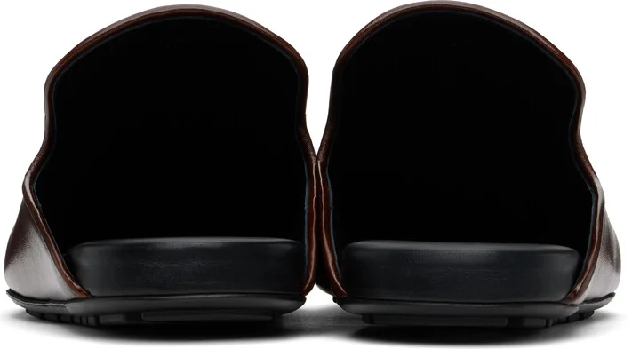 Bottega Veneta Brown Roma Slippers - Image 2