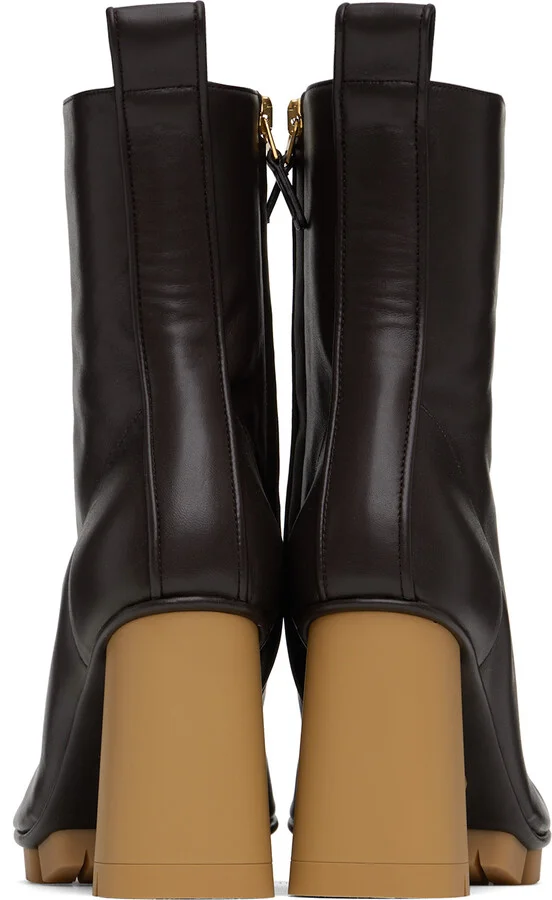 Bottega Veneta Brown Shore Ankle Boots - Image 2