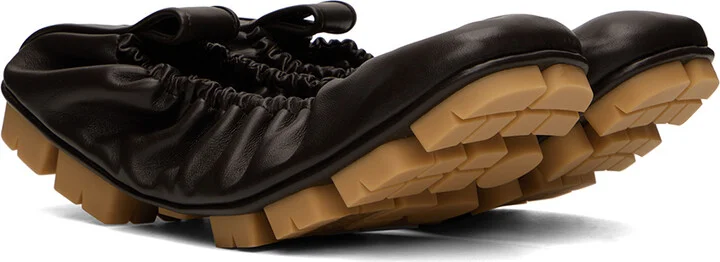 Bottega Veneta Brown Shore Ballerina Flats - Image 4