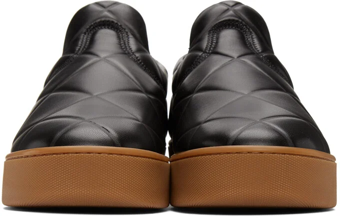 Bottega Veneta Brown 'The Quilt' Sneakers - Image 2