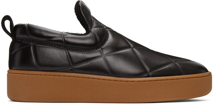 Bottega Veneta Brown 'The Quilt' Sneakers