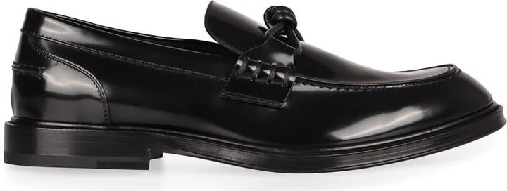 Bottega Veneta Brushed Leather Loafers